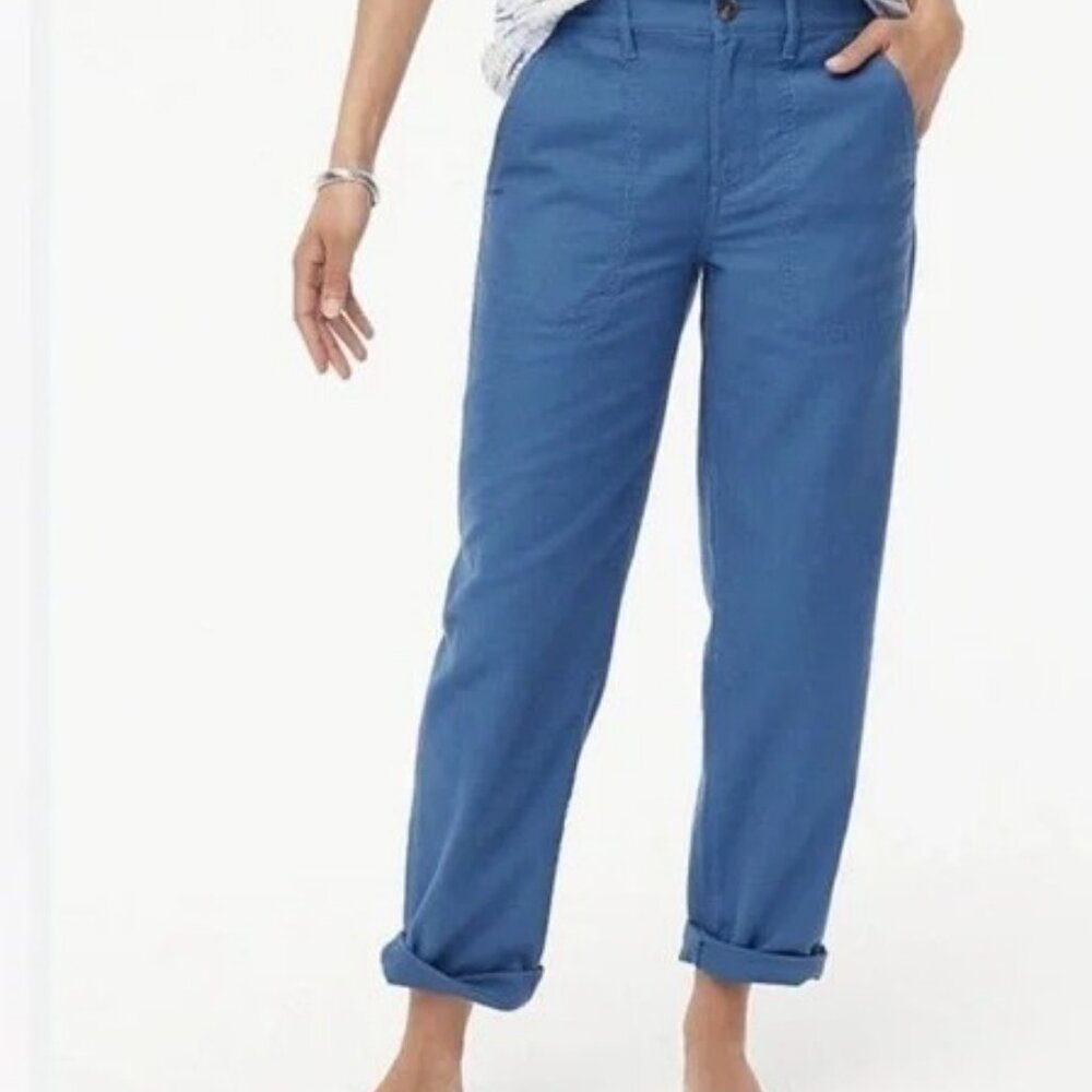 NWOT J Crew Factory Cotton Camp Pant
